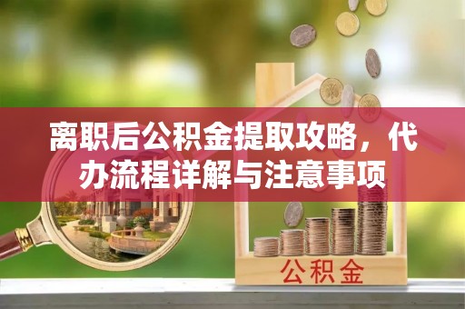 乐清离职后公积金提取攻略，代办流程详解与注意事项