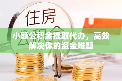 乐清小额公积金提取代办，高效解决你的资金难题