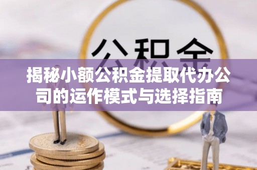 乐清揭秘小额公积金提取代办公司的运作模式与选择指南