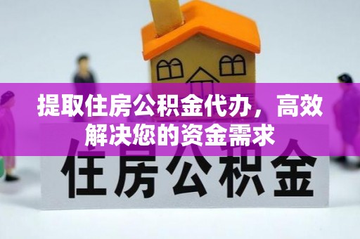 乐清提取住房公积金代办，高效解决您的资金需求